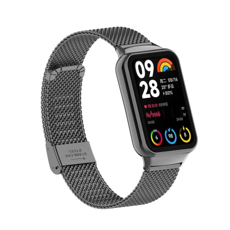Cinturino per orologio in acciaio inossidabile con fibbia a maglia fine., For vivo Watch GT 2 / iQOO Watch GT 2, For vivo Watch GT / iQOO Watch GT