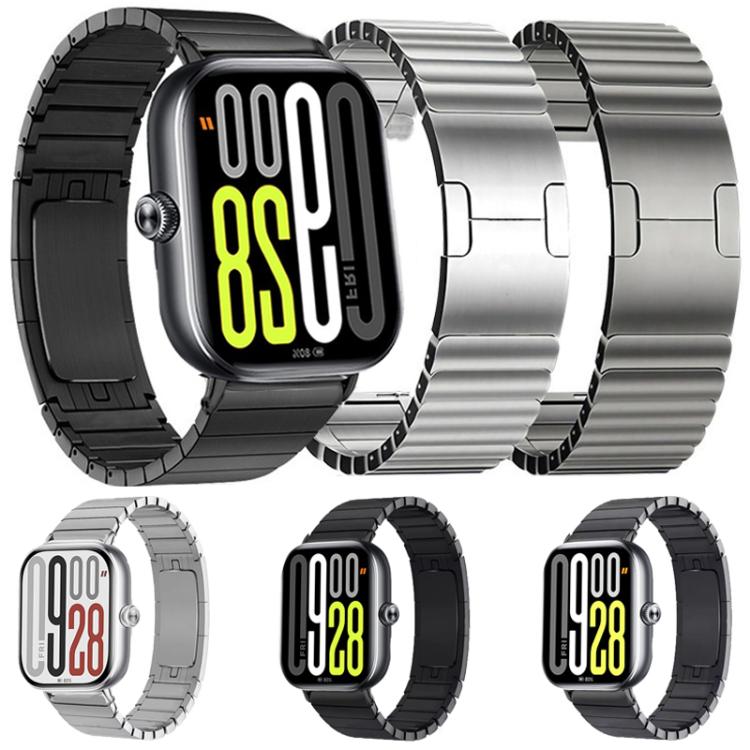 Cinturino per orologio in acciaio inossidabile con fibbia a farfalla a doppia pressione One Beads., For vivo Watch GT 2 / iQOO Watch GT 2, For vivo Watch GT / iQOO Watch GT