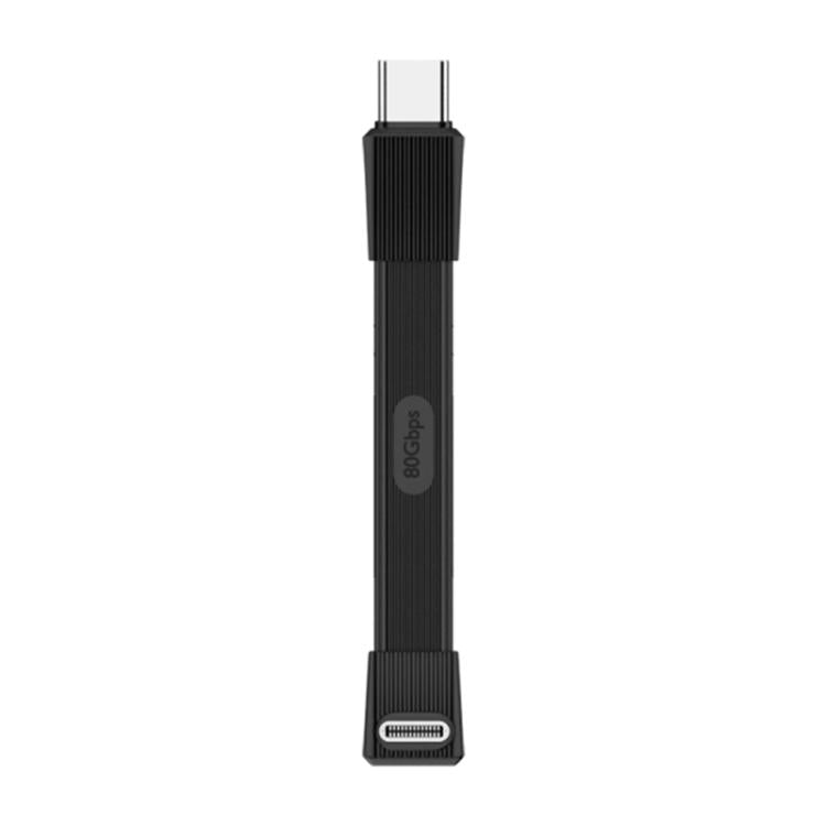 Cavo dati completo da 67 mm, 240 W, 8K, 80 Gbps, da Type-C a Type-C per Thunderbolt 4, Type-C to Type-C 80Gbps