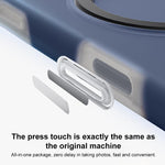 Custodia per telefono in silicone liquido Jelly MagSafe con supporto MagSafe., For iPhone 15 Pro, For iPhone 15