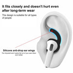 XDcase - 3 paia di tappi auricolari sportivi antiscivolo in silicone con custodia e moschettone, For AirPods 4