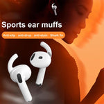 XDcase - 3 paia di tappi auricolari sportivi antiscivolo in silicone con custodia e moschettone, For AirPods 4