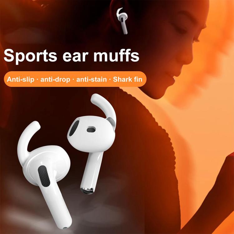 XDcase - 3 paia di tappi auricolari sportivi antiscivolo in silicone con custodia e moschettone, For AirPods 4