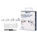 XDcase 4 paia di inserti auricolari di ricambio in silicone con kit per la conservazione e la pulizia, For AirPods Pro 3