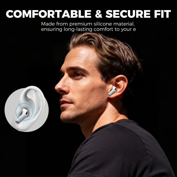 XDcase 4 paia di inserti auricolari di ricambio in silicone con kit per la conservazione e la pulizia, For AirPods Pro 3