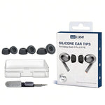 XDcase - 3 paia di inserti auricolari in silicone con kit di conservazione e pulizia, For Galaxy Buds3 Pro / 4 Pro