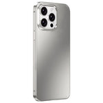 Custodia per telefono con cornice in metallo e pannello posteriore micro-satinato., For iPhone 14 Pro, For iPhone 14 Pro Max