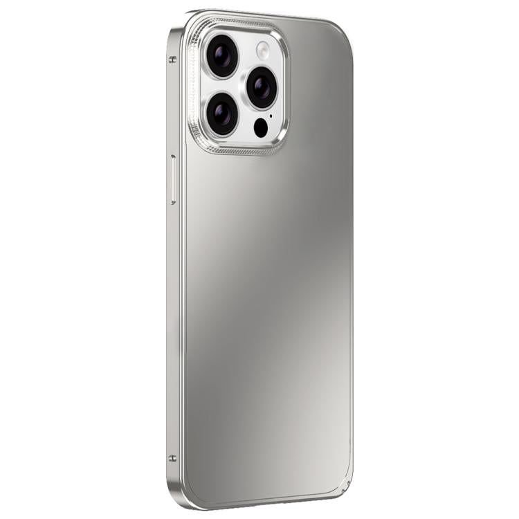 Custodia per telefono con cornice in metallo e pannello posteriore micro-satinato., For iPhone 14 Pro, For iPhone 14 Pro Max