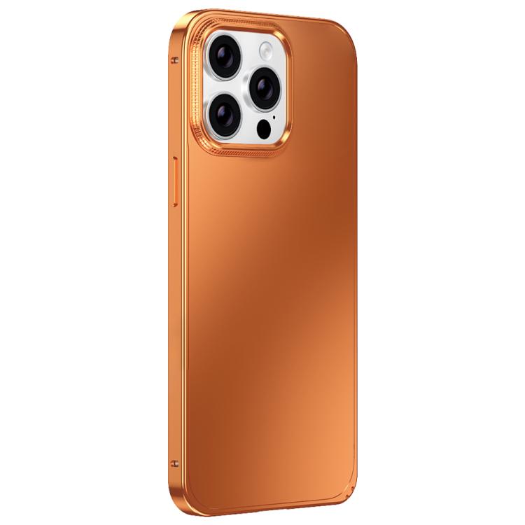 Custodia per telefono con cornice in metallo e pannello posteriore micro-satinato., For iPhone 14 Pro, For iPhone 14 Pro Max