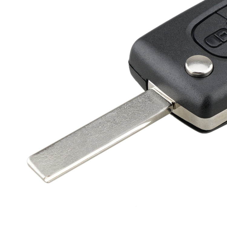 Custodia per telecomando con guscio chiave pieghevole a 3 pulsanti per Peugeot / Citroen, For Peugeot