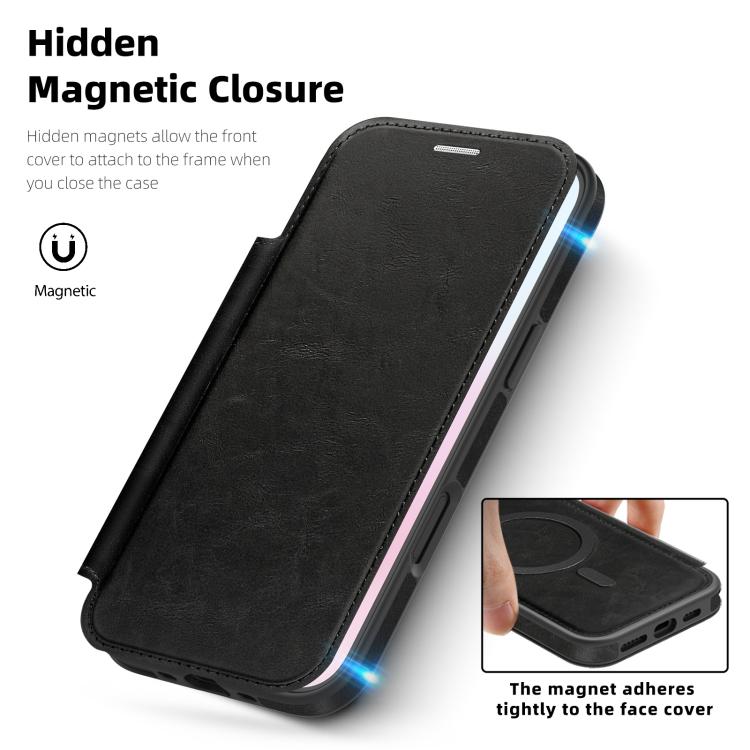 Custodia per telefono in pelle Linton MagSafe, For iPhone Air