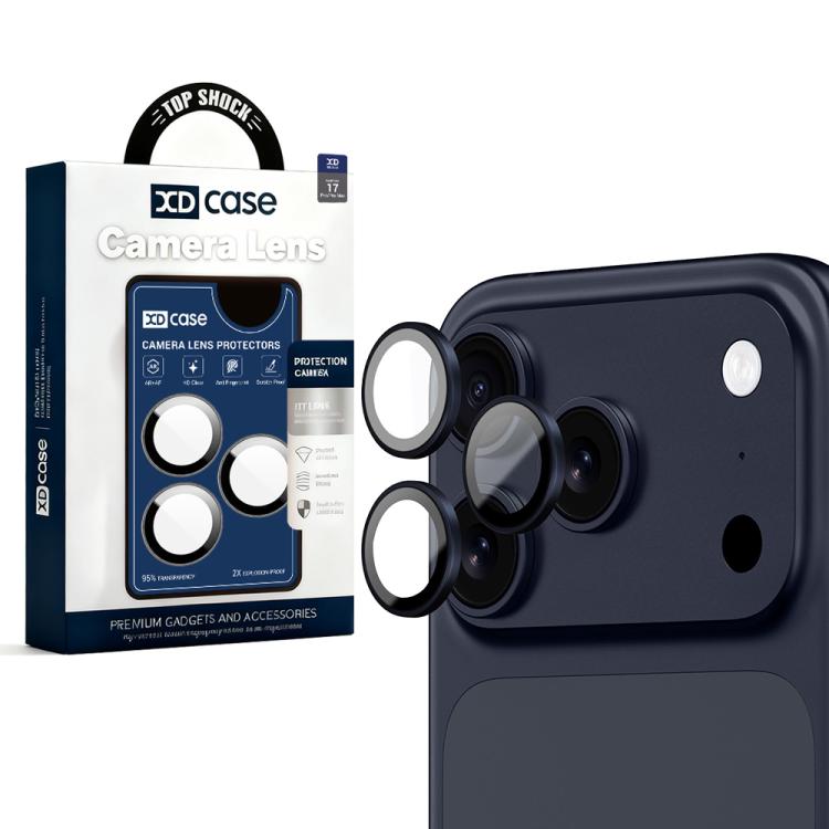 Protezione per obiettivo XDcase AF + AR Hawkeye con strumento di allineamento, For iPhone 17 Pro Max, For iPhone 17 Pro