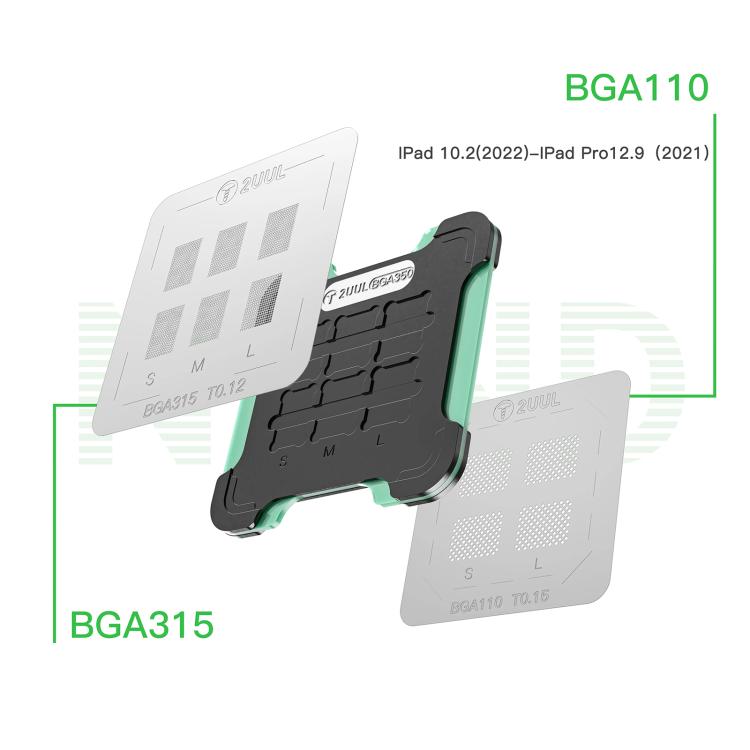2,5 libbre. Base Rebel da 16 pollici, set di piattaforme magnetiche Rebel a doppia faccia, 2UUL BH16