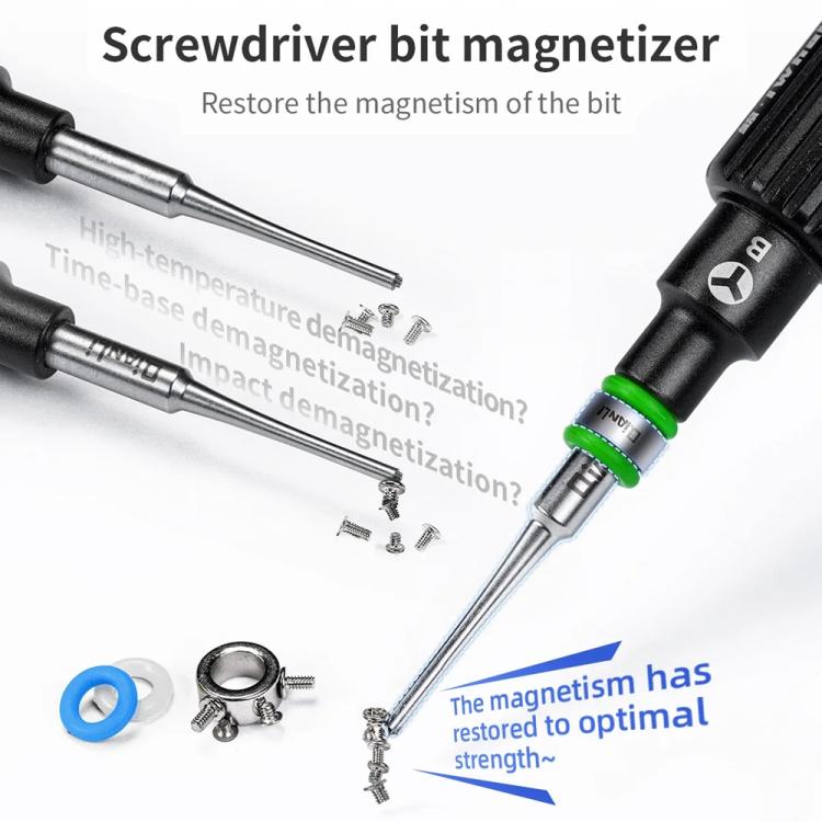 Magnetizzatore punte cacciavite 4 mm multicolore Qianli