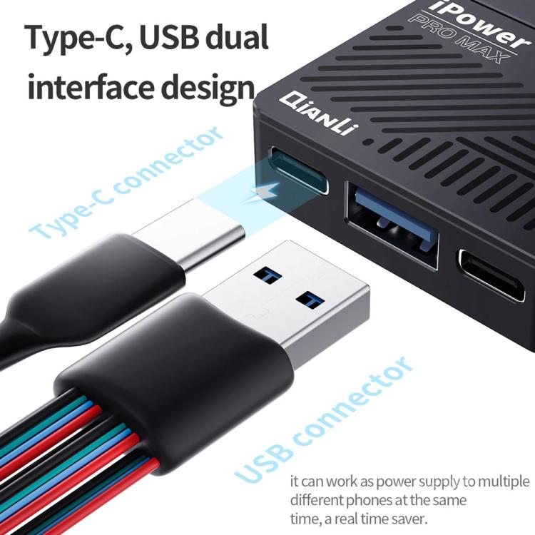 Cavo di alimentazione CC QianLi iPower Pro Max FPC di ottava generazione per iPhone 6-16 Pro Max (16e escluso), QianLi Generation 8th iPower Pro Max