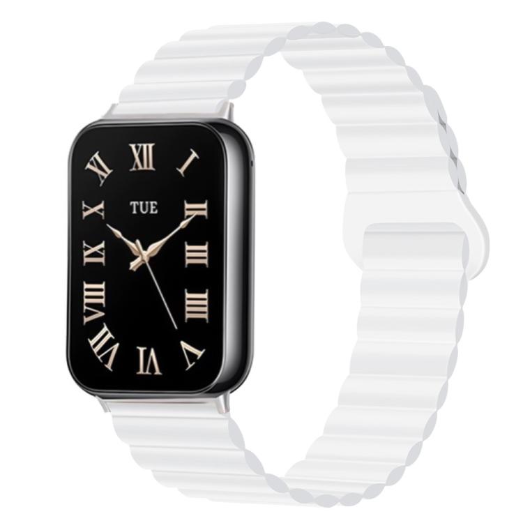 Cinturino per orologio in silicone a tinta unita con fibbia magnetica reversibile., For Xiaomi Band 10 Pro / Redmi Watch 6 / 5