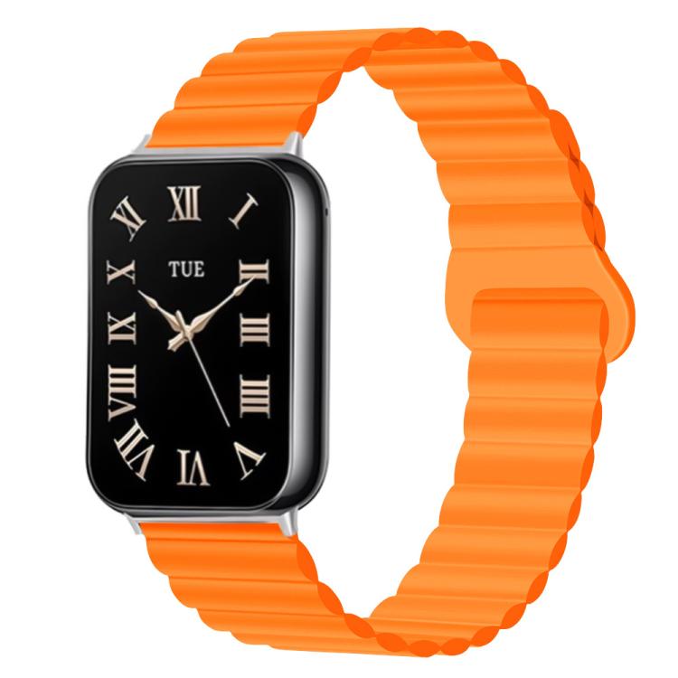 Cinturino per orologio in silicone a tinta unita con fibbia magnetica reversibile., For Xiaomi Band 10 Pro / Redmi Watch 6 / 5