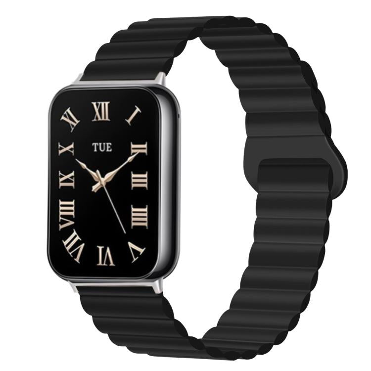 Cinturino per orologio in silicone a tinta unita con fibbia magnetica reversibile., For Xiaomi Band 10 Pro / Redmi Watch 6 / 5