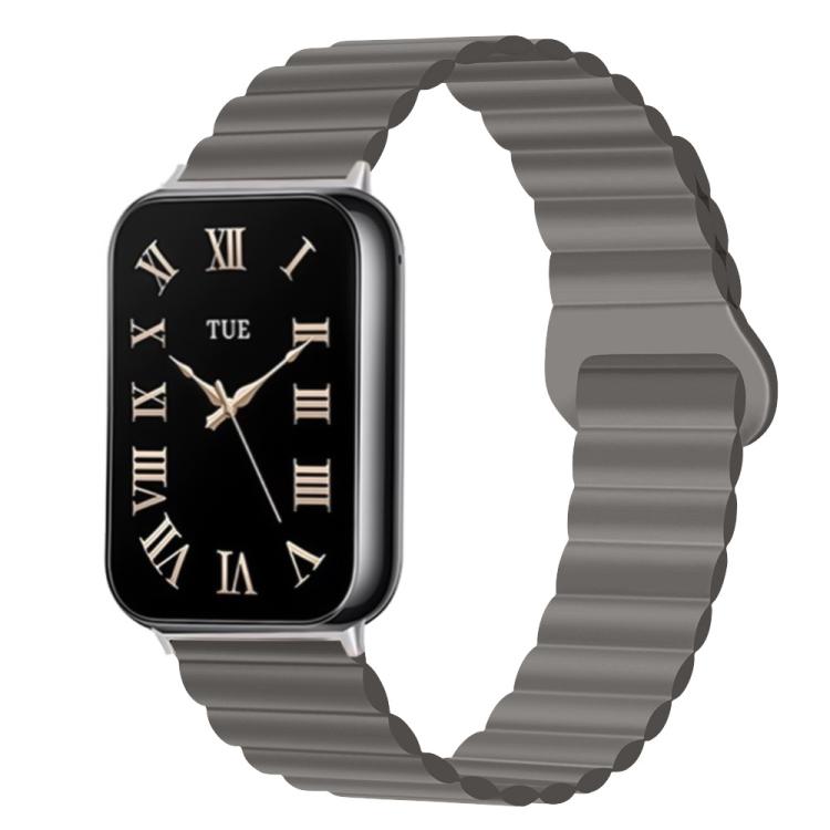 Cinturino per orologio in silicone a tinta unita con fibbia magnetica reversibile., For Xiaomi Band 10 Pro / Redmi Watch 6 / 5