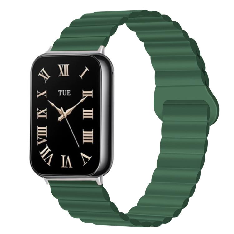 Cinturino per orologio in silicone a tinta unita con fibbia magnetica reversibile., For Xiaomi Band 10 Pro / Redmi Watch 6 / 5