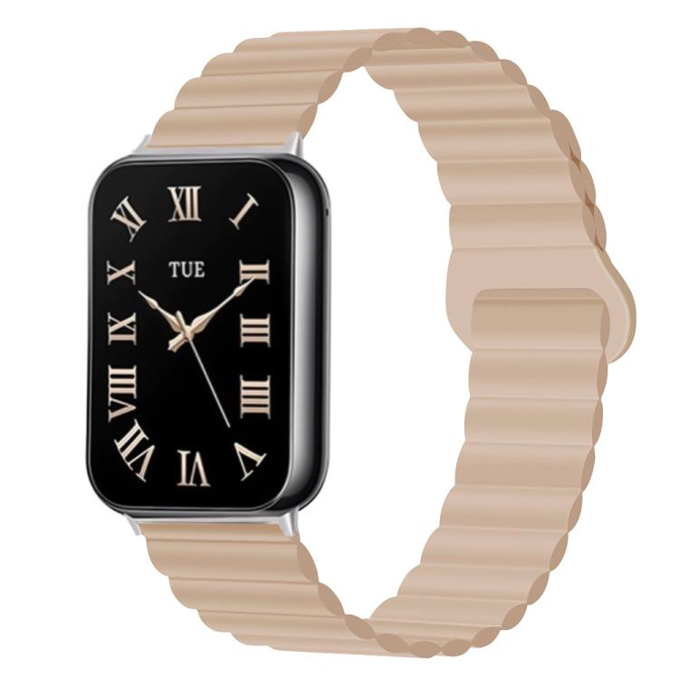 Cinturino per orologio in silicone a tinta unita con fibbia magnetica reversibile., For Xiaomi Band 10 Pro / Redmi Watch 6 / 5