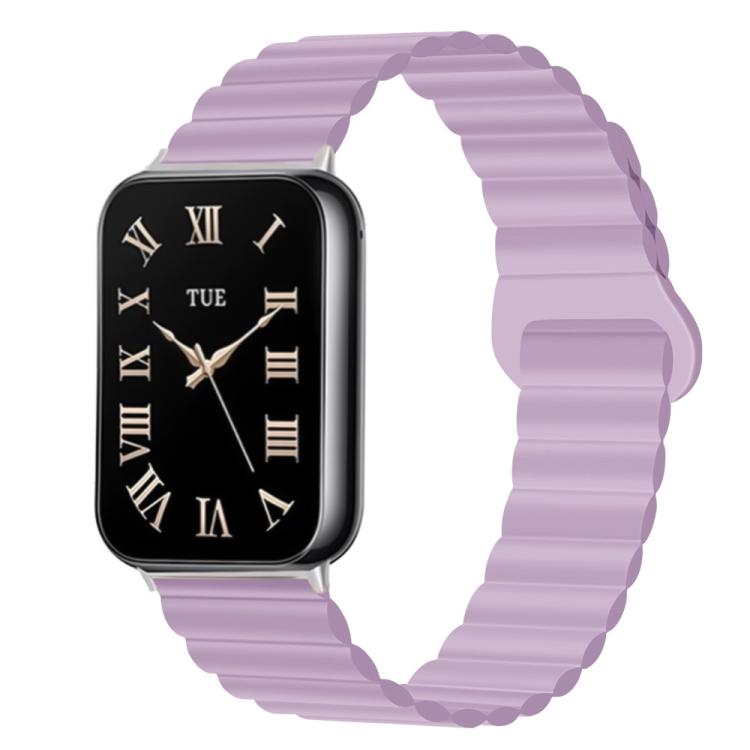 Cinturino per orologio in silicone a tinta unita con fibbia magnetica reversibile., For Xiaomi Band 10 Pro / Redmi Watch 6 / 5