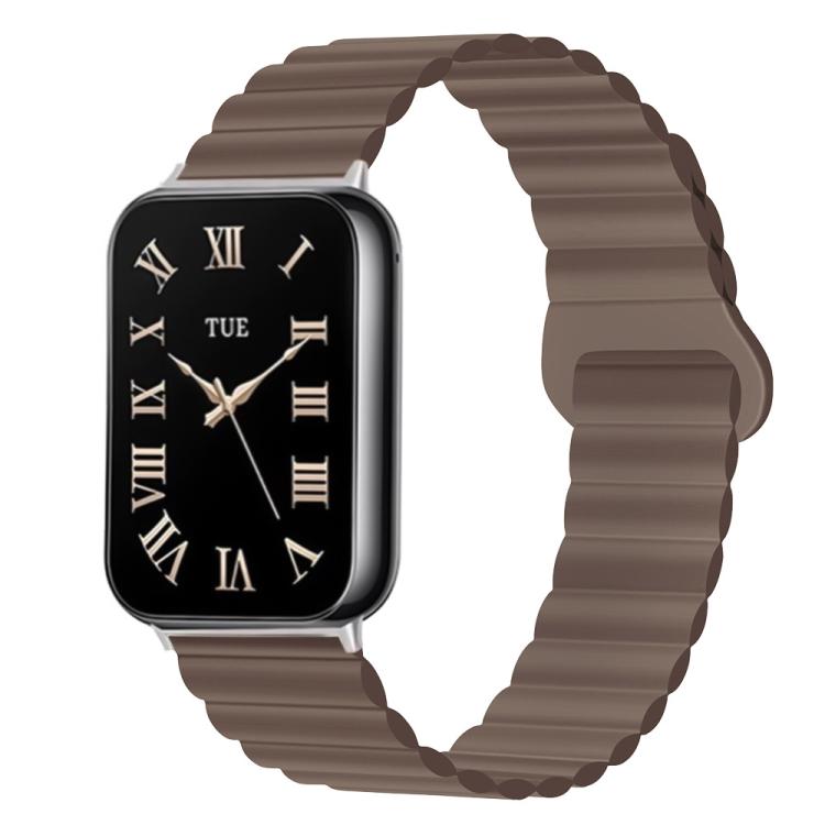 Cinturino per orologio in silicone a tinta unita con fibbia magnetica reversibile., For Xiaomi Band 10 Pro / Redmi Watch 6 / 5