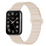 Cinturino per orologio in silicone a tinta unita con fibbia magnetica reversibile., For Xiaomi Band 10 Pro / Redmi Watch 6 / 5