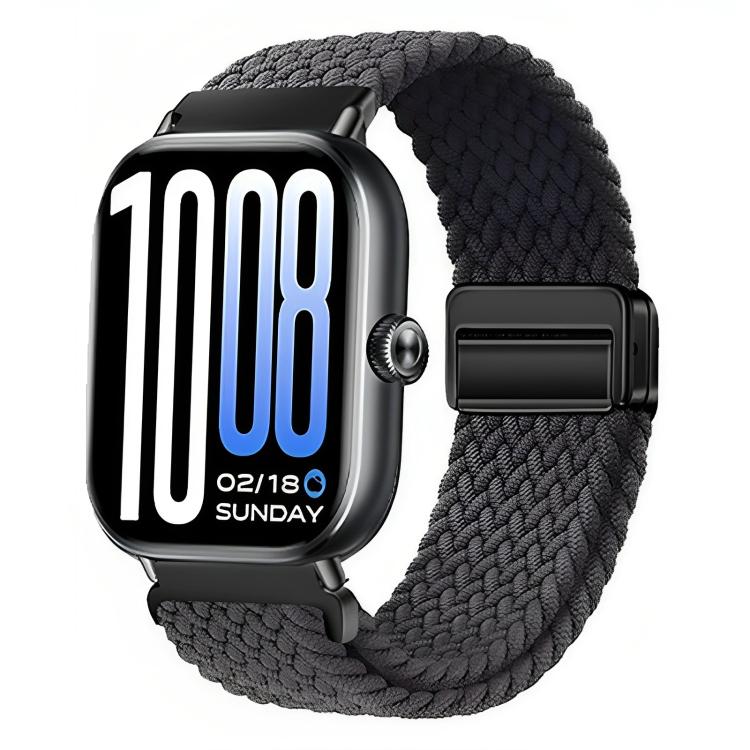 Cinturino per orologio in nylon intrecciato elastico con fibbia magnetica., For Honor Watch X5