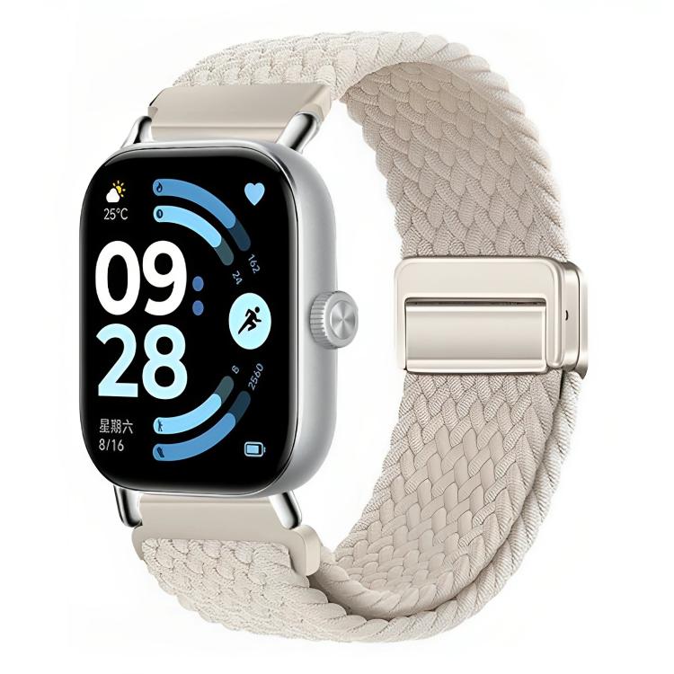 Cinturino per orologio in nylon intrecciato elastico con fibbia magnetica., For Honor Watch X5