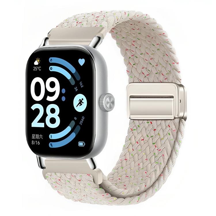 Cinturino per orologio in nylon intrecciato elastico con fibbia magnetica., For Honor Watch X5