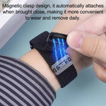 Cinturino per orologio in nylon intrecciato elastico con fibbia magnetica., For Honor Watch X5