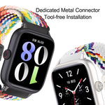 Cinturino per orologio in nylon intrecciato elastico con fibbia magnetica., For Honor Watch X5