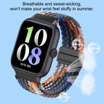 Cinturino per orologio in nylon intrecciato elastico con fibbia magnetica., For Honor Watch X5