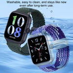 Cinturino per orologio in nylon intrecciato elastico con fibbia magnetica., For Honor Watch X5