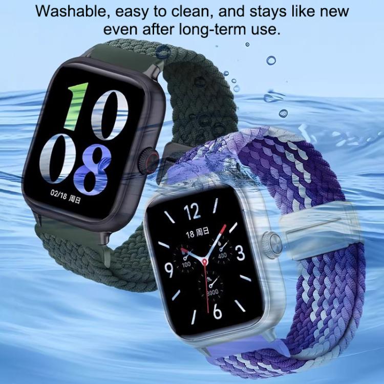 Cinturino per orologio in nylon intrecciato elastico con fibbia magnetica., For Honor Watch X5