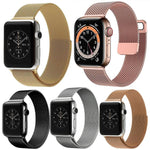 Confezione da 5 cinturini per orologio xDfind Milanese Loop con chiusura magnetica in metallo, For Apple Watch 42 / 44 / 45 / 46 / 49mm, For Apple Watch 38 / 40 / 41 / S11 42mm