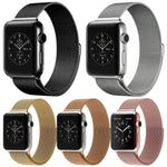 Confezione da 5 cinturini per orologio xDfind Milanese Loop con chiusura magnetica in metallo, For Apple Watch 42 / 44 / 45 / 46 / 49mm, For Apple Watch 38 / 40 / 41 / S11 42mm