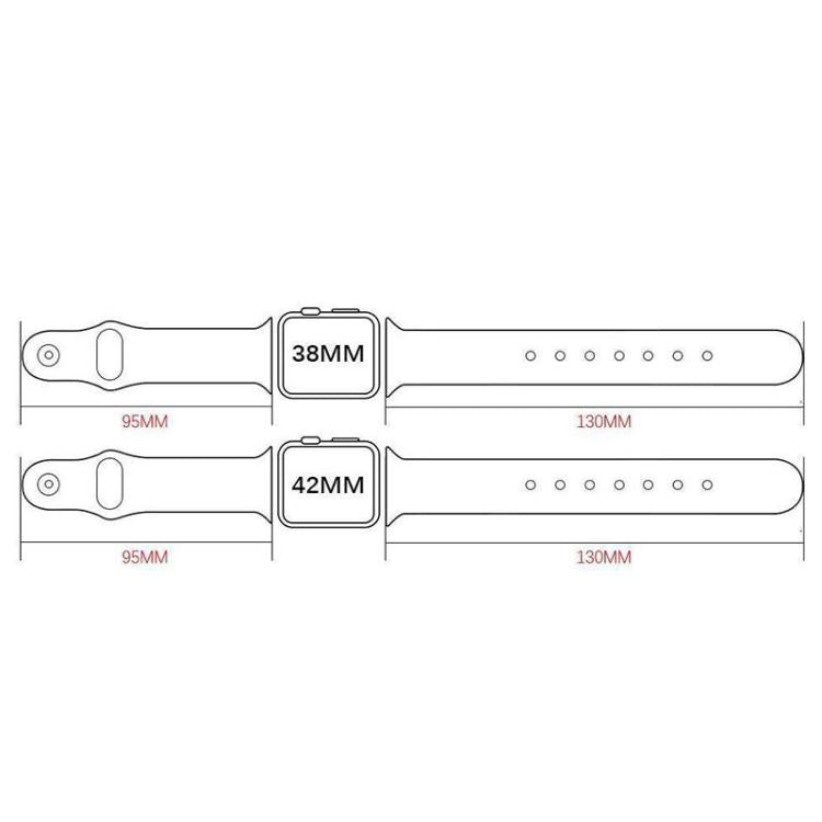 Confezione da 5 cinturini per orologio in vera pelle con fibbia a rivetto xDfind, For Apple Watch 42 / 44 / 45 / 46 / 49mm, For Apple Watch 38 / 40 / 41 / S11 42mm