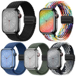 Confezione da 5 cinturini per orologio intrecciati con fibbia magnetica xDfind, For Apple Watch 42 / 44 / 45 / 46 / 49mm, For Apple Watch 38 / 40 / 41 / S11 42mm