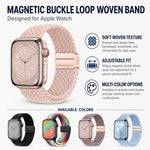 Confezione da 5 cinturini per orologio intrecciati con fibbia magnetica xDfind, For Apple Watch 42 / 44 / 45 / 46 / 49mm, For Apple Watch 38 / 40 / 41 / S11 42mm