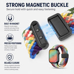 Confezione da 5 cinturini per orologio intrecciati con fibbia magnetica xDfind, For Apple Watch 42 / 44 / 45 / 46 / 49mm, For Apple Watch 38 / 40 / 41 / S11 42mm