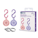 Confezione da 2 custodie protettive in TPU impermeabili a copertura totale con portachiavi XDcase, For AirTag 2nd Gen / 1st Gen