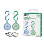 Confezione da 2 custodie protettive in TPU impermeabili a copertura totale con portachiavi XDcase, For AirTag 2nd Gen / 1st Gen