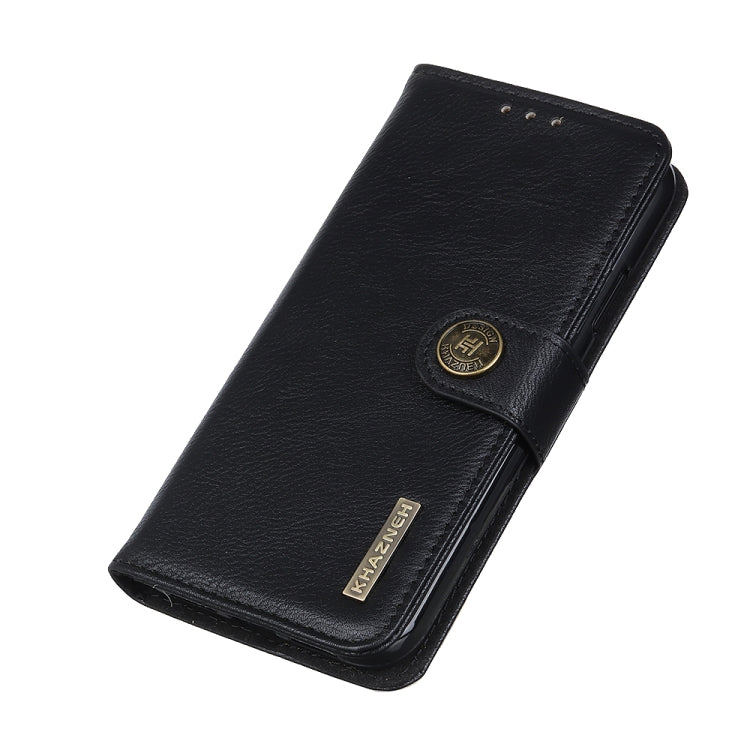 KHAZNEH Custodia in pelle a conchiglia orizzontale con struttura in pelle bovina con supporto, slot per carte e portafoglio, For Alcatel 3X 2020, For OnePlus 8T