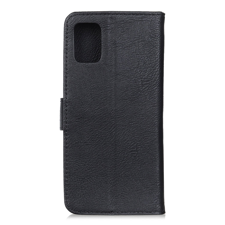 KHAZNEH Custodia in pelle a conchiglia orizzontale con struttura in pelle bovina con supporto, slot per carte e portafoglio, For Alcatel 3X 2020, For OnePlus 8T