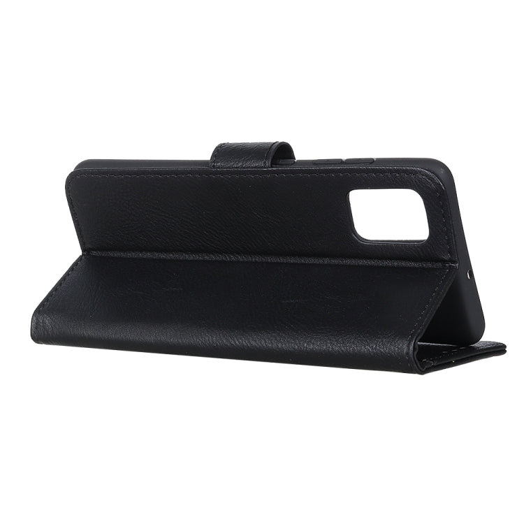 KHAZNEH Custodia in pelle a conchiglia orizzontale con struttura in pelle bovina con supporto, slot per carte e portafoglio, For Alcatel 3X 2020, For OnePlus 8T