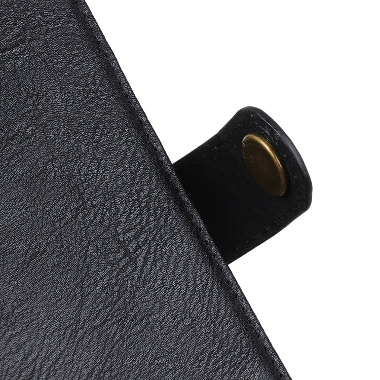 KHAZNEH Custodia in pelle a conchiglia orizzontale con struttura in pelle bovina con supporto, slot per carte e portafoglio, For Alcatel 3X 2020, For OnePlus 8T