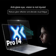 2pcs 9H Privacy Anti-Blue Light Tempered Glass Film, For Lenovo XiaoXin Pro 14 2025