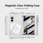Custodia per telefono trasparente pieghevole magnetica GKK MagSafe, For Galaxy Z Fold8 5G, For Galaxy Z Fold8 Ultra 5G, For Samsung Galaxy Z Fold7 5G
